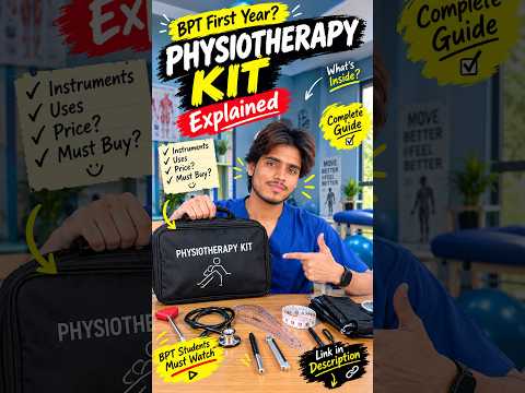 BPT First Year Students Must Watch! 😱 Physiotherapy Kit Explained #Shorts #goniometerkit #bpt