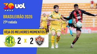 MIRASSOL 2 X 2 VITÓRIA | MELHORES MOMENTOS | BRASILEIRÃO 2026