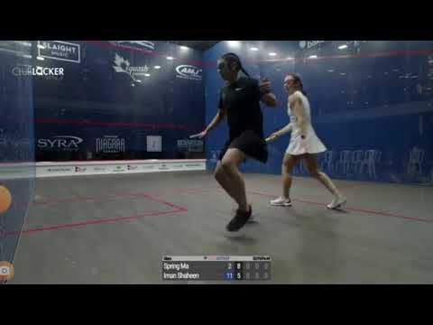 2022 Canadian junior open squash championships Final, Niagara on the Lake at white oak Toronto, Ont