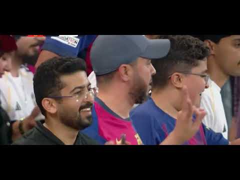 Summary of the four goals from the first half Barcelona💙❤️ 2-2 Real Madrid🤍 Super Cup Final🇪🇸