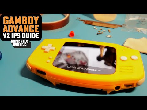 Gameboy Advance IPS V2 Install Guide | FunnyPlaying and HISPEEDIDO