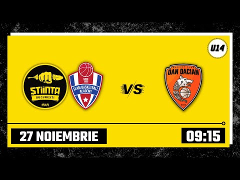 LIVE 🏀 CN U14M CSU Știința Slam București - ACS Dan Dacian București