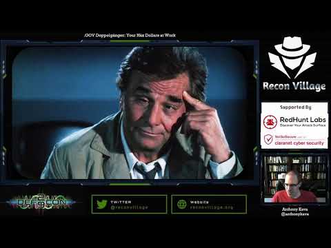 DEF CON 29 Recon Village - Anthony Kava - GOV Doppelgänger Your Häx Dollars at Work