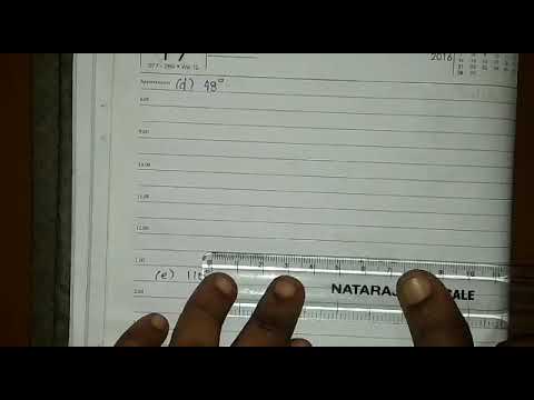 Exercise 5.4/ 1. Construct the following angles using protractor and draw a bisector to each of the