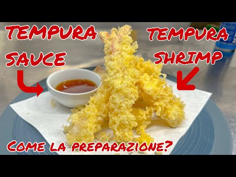 Gamberi Tempura Croccante più salsa