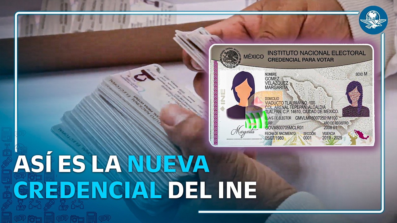 Blindan nueva credencial de elector, conoce las nuevas medidas de seguridad
