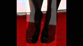 Carmen Electra`s Legs and Feet in Tights