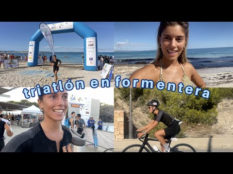 MI PRIMER TRIATLÓN OLÍMPICO 🏊♀️🚴♀️🏃♀️ Formentera VLOG