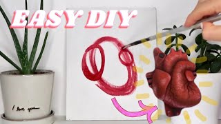 How to Paint a Heart | EASY #ART