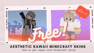 Minecraft: How to get aesthetic cute minecraft girl skins for FREE l Oh Ellie Fun
