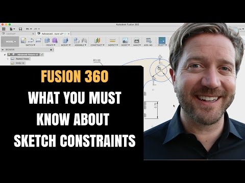 Fusion 360 Constraints - Sketch Constraints Are The Key To Better Models!