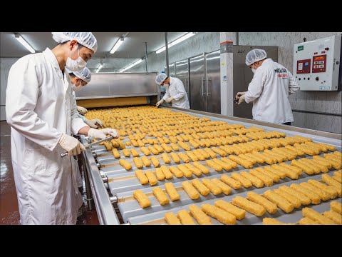 How Fish Sticks Are Made in Factories - The Incredible Process Behind Millions of Fish Sticks