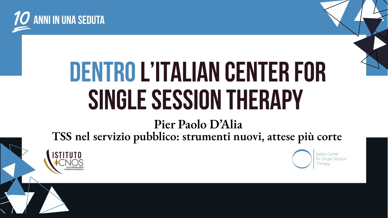 Pier Paolo D'Alia: TSS nelle ASL. Strumenti nuovi, attese più corte