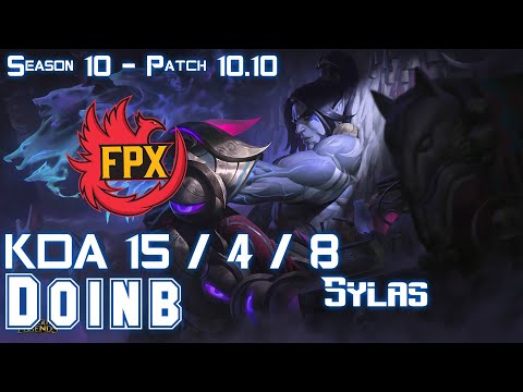 FPX Doinb SYLAS vs IRELIA Top - Patch 10.10 KR Ranked