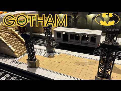 Building GOTHAM CITY in LEGO - Moving Wayne Terminus - Part 2
