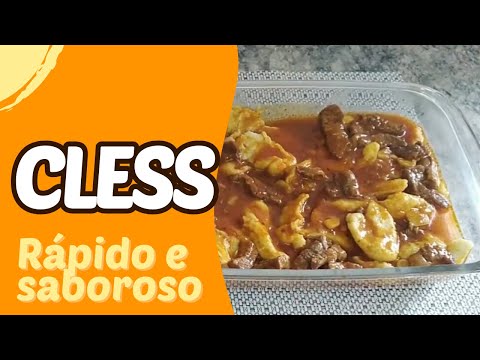 Cless. Massa caseira fácil, rápida e saborosa.