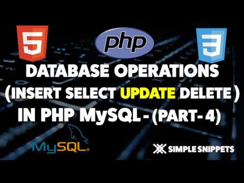 Learn PHP Update Data in MySQL Database Database Operations in PHP ...