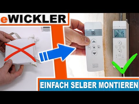 Den kleinsten elektrischen Aufputz-Gurtwickler installieren – eWICKLER compact