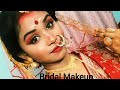 BENGALI BRIDE LOOK MAKEUP DONE BY SOUMILI