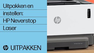De HP Neverstop Laser 1000, MFP 1200 en HP Laser NS 1020, MFP 1005 printerserie uitpakken en instellen