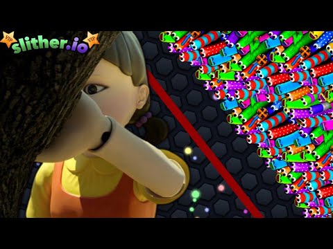 Slither.io A.I. SQUID GAME SKIN 🔥🔥🔥 - New Epic Skin Slitherio Best Gameplay - 230,000+ Score Epic