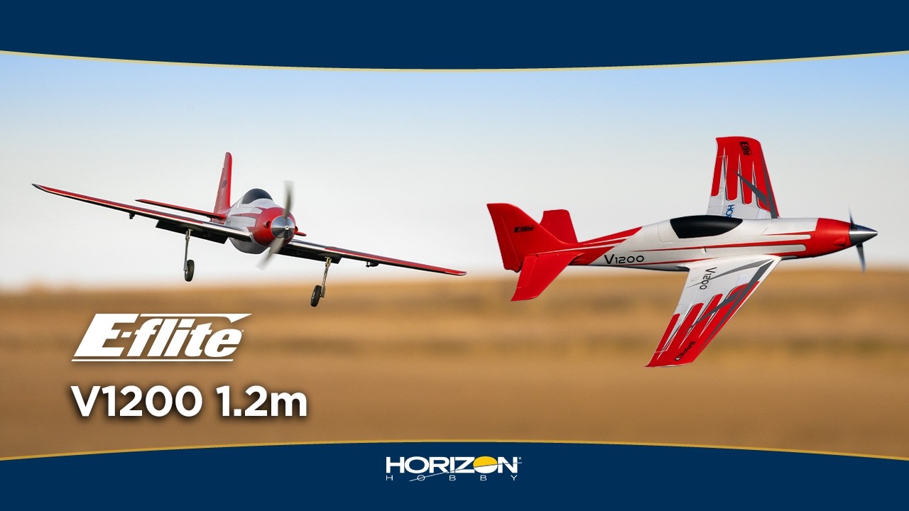 E-flite V1200 1.2m AS3X+ SAFE Select BNF Basic