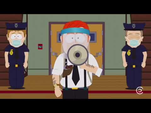 Tolkien is in the hospital because of COVID (South park: The Pandemic Special)