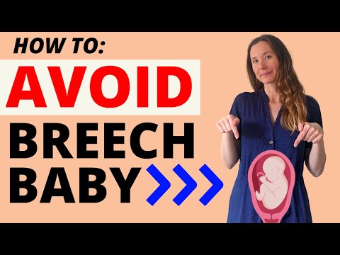 10 WAYS TO AVOID A BREECH POSITION DURING PREGNANCY - How to prevent a breech position - breech baby