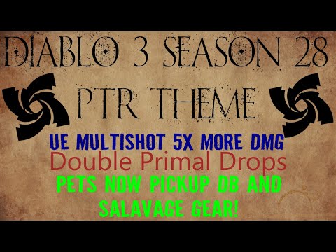 Diablo 3 - Season 28 PTR Notes. Buffs and cost listed in description *Show More* To see the list