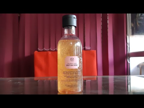 The body shop British rose petal soft gel toner review | facial toner | Jaipur trip | Video
