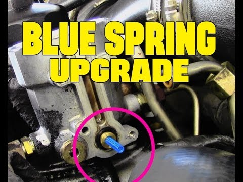 6.0L Powerstroke Diesel BLUE Spring Upgrade | Full How To Video + Fuel Leak Footage