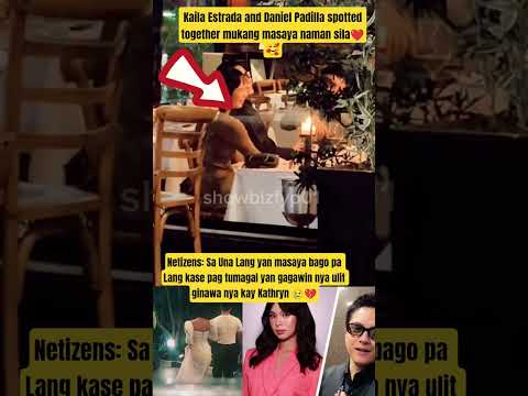 KAILA ESTRADA AND DANIEL PADILLA SPOTTED TOGETHER #shorts #trending #viral #youtubeshorts #ytshorts