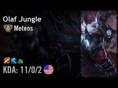 Olaf Jungle vs Lee Sin - Meteos - NA Challenger Path 6.6