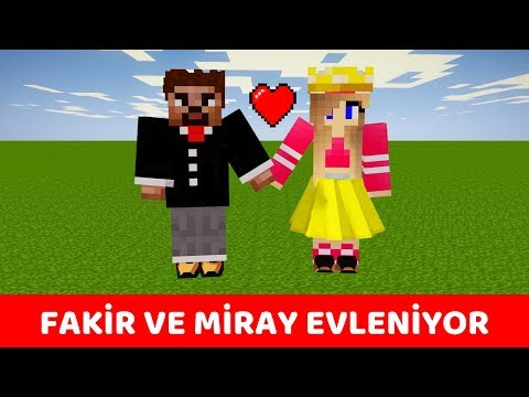 ZENGİN VS FAKİR #244 - Fakir ve Miray Evleniyor 😍 (Minecraft)