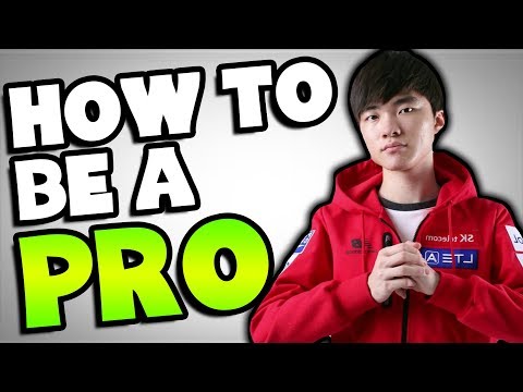 How To Become a PRO PLAYER In League of Legends