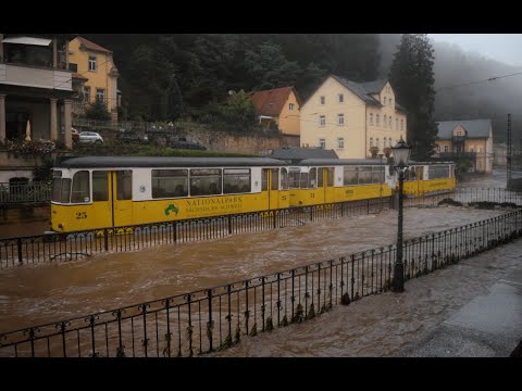 Starkregenfluten am 17.07.2021 in und um Bad Schandau.