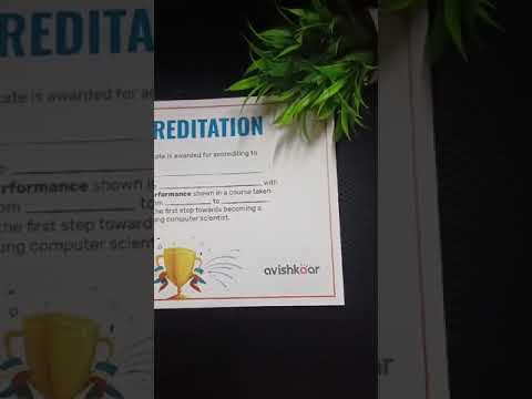 A4 Size Printed Certificate