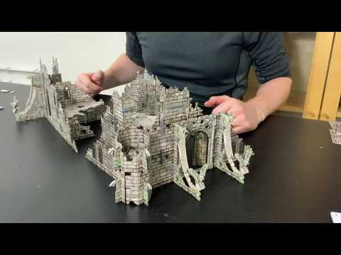 Fantasy Wargames assembly - Monastery