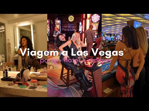 trip to Las Vegas + party + hotel + friends