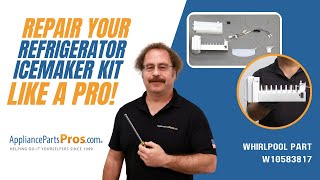 How to Replace Whirlpool/KitchenAid/Maytag Refrigerator Icemaker Kit W10583817