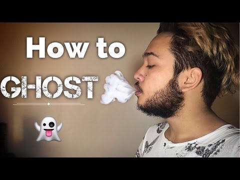 Part of a video titled How to Ghost | Vape Tricks | - YouTube