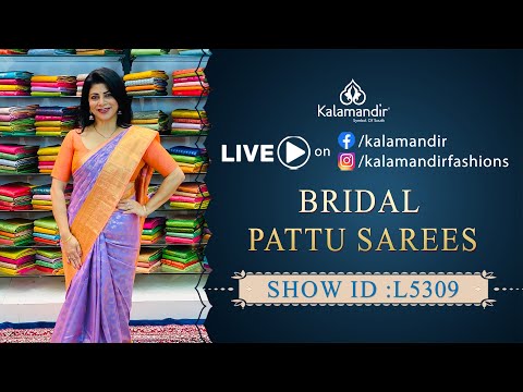 Bridal Pattu Sarees - Weavers Price | WhatsApp Number 9852 9852 99 | Kalamandir Sarees LIVE