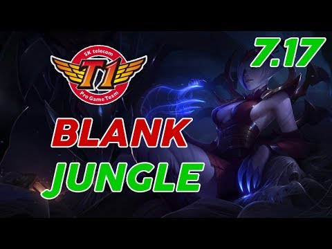 SKT T1 Blank Elise Jungle Patch 7.17 Pro Replay