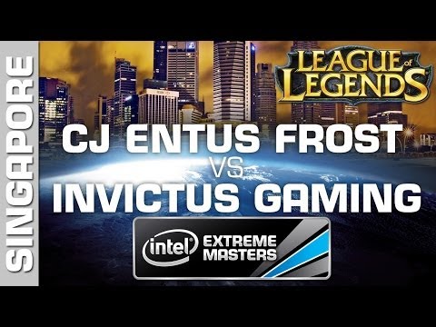 CJ Entus Frost vs. Invictus Gaming - Game 1 - Grand Final PT - IEM Singapore - League of Legends