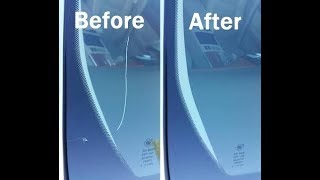 How to repair windshield crack