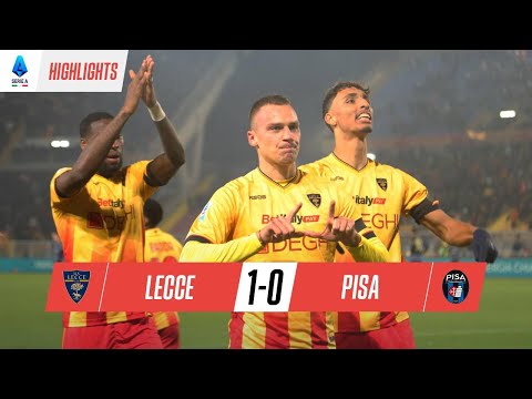 Lecce 1-0 Pisa | ¡Nikola STULIC el HÉROE de LECCE en la VICTORIA sobre PISA! | Highlights | Serie A