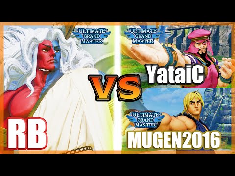 SFV CE 👊🏻 RB (Gill) vs YataiC (Rashid) & MUGEN2016 (Ken) FT2