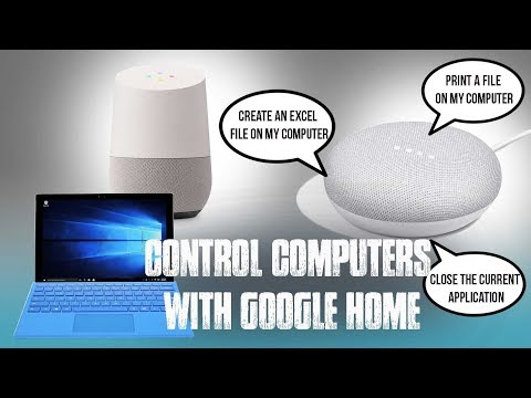 How to Use Google Home and Home Mini to Control Computers (Demo and How to do Tutorial)