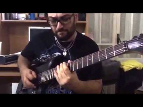 Malek Ben Arbia Recording Guitars for the new Myrath's Album