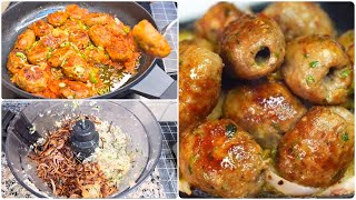 Chicken Gola Kebab 2 Ways | Dry Tawa Style & Gravy Curry | Easy Chicken Keema Recipe!